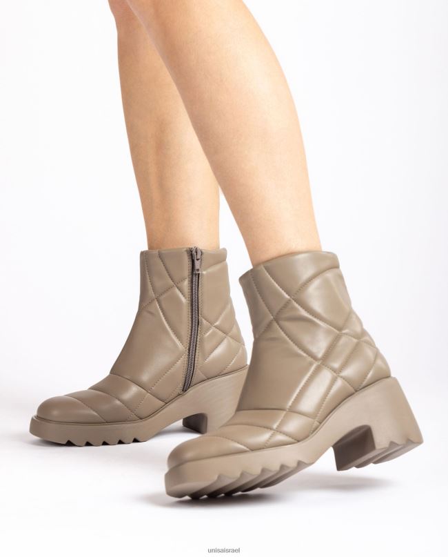 Unisa מגף קרסול סופר קליל חום נשים V2BP2961