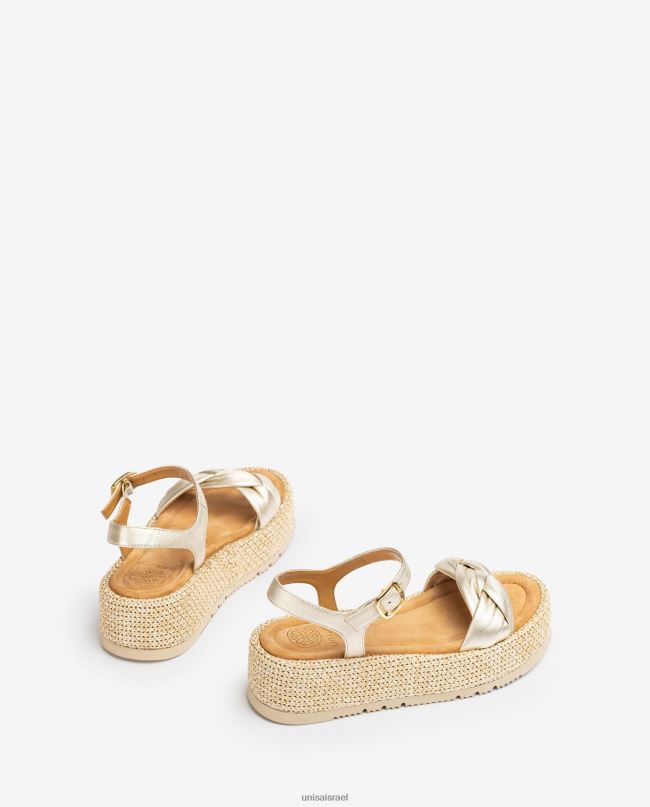Unisa סנדל עם צמה מרופדת בחזית מְעוּדָן נשים V2BP296
