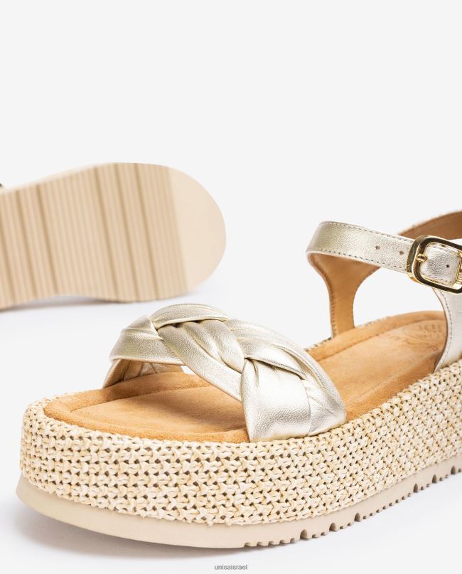 Unisa סנדל עם צמה מרופדת בחזית מְעוּדָן נשים V2BP296