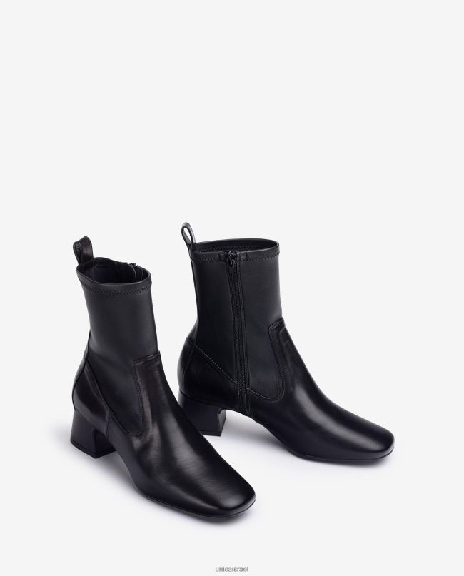 Unisa מגף קרסול עם אצבע מרובעת אופנה נשים V2BP2972