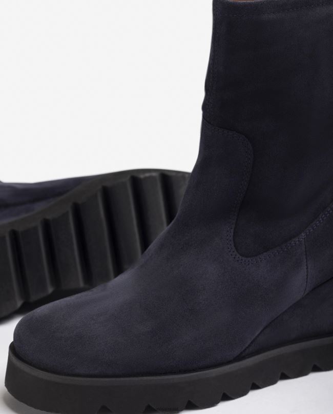 Unisa מגף קרסול עם סוליית גומי כְּחוֹל נשים V2BP2973