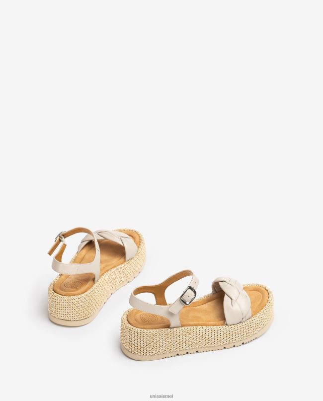 Unisa סנדל עם צמה מרופדת בחזית אופנה נשים V2BP297