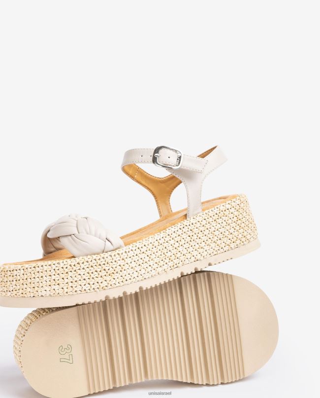 Unisa סנדל עם צמה מרופדת בחזית אופנה נשים V2BP297