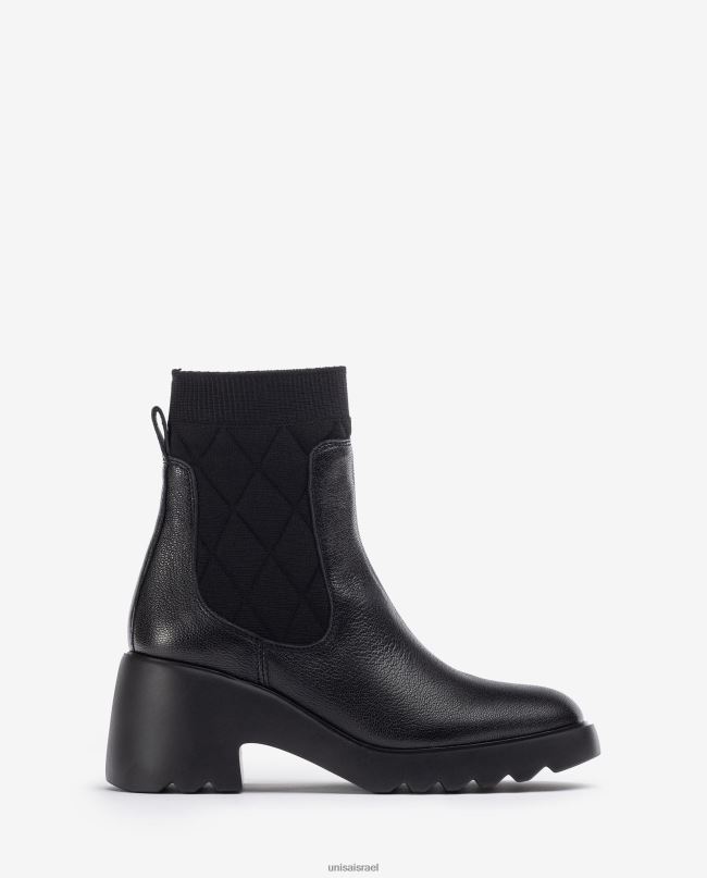 Unisa מגף צ'לסי עם סוליית גומי אופנה נשים V2BP2982