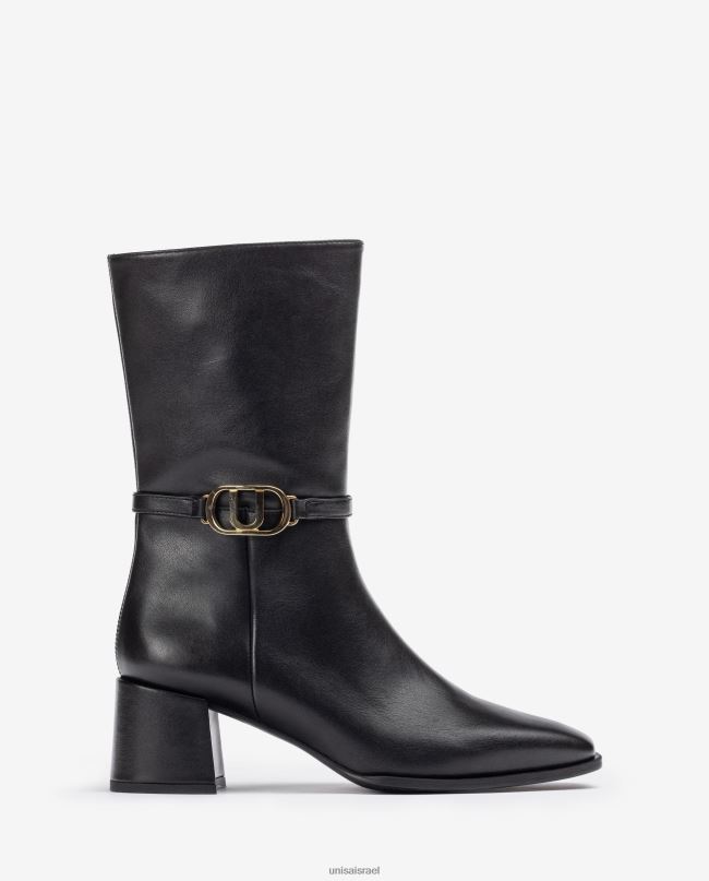 Unisa מגף עור מרובע אופנה נשים V2BP2986