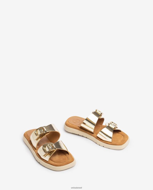 Unisa סנדל שטוח עם אבזם כפול מְעוּדָן נשים V2BP298