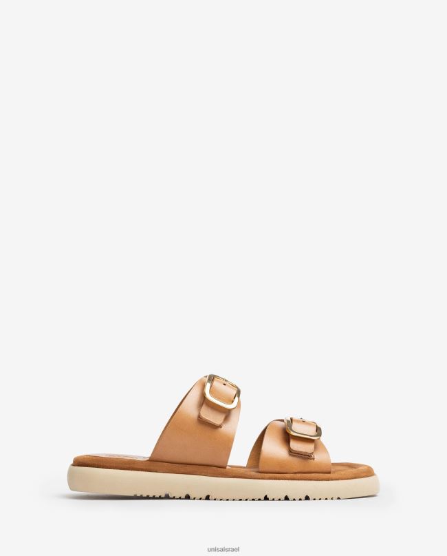 Unisa סנדל שטוח עם אבזם כפול מְעוּדָן נשים V2BP299