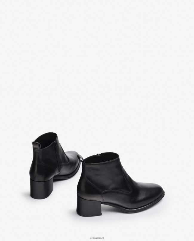 Unisa מגף קרסול עם עקב רחב אופנה נשים V2BP2994