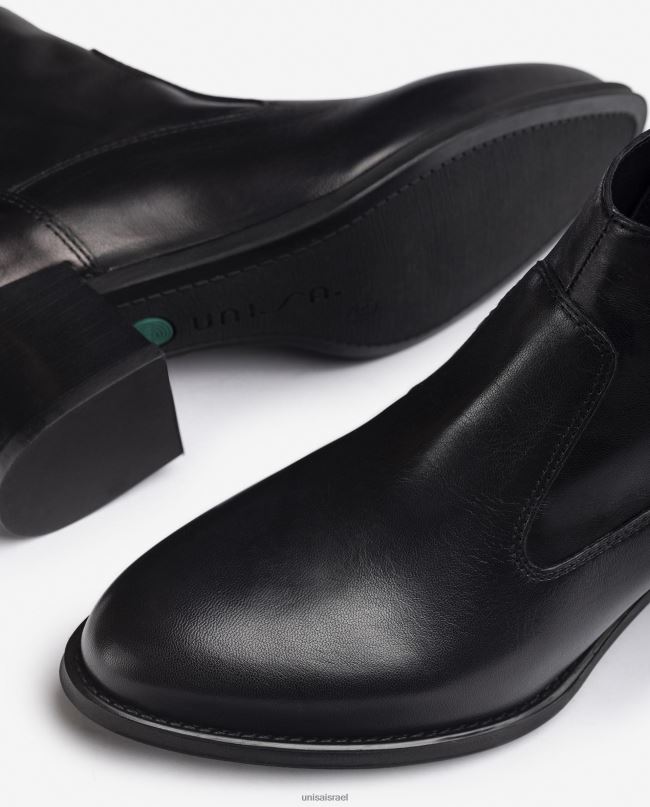 Unisa מגף קרסול עם עקב רחב אופנה נשים V2BP2994