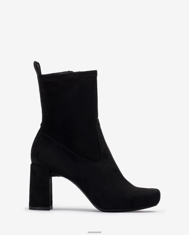 Unisa מגף קרסול עם אצבע מרובעת אופנה נשים V2BP2997