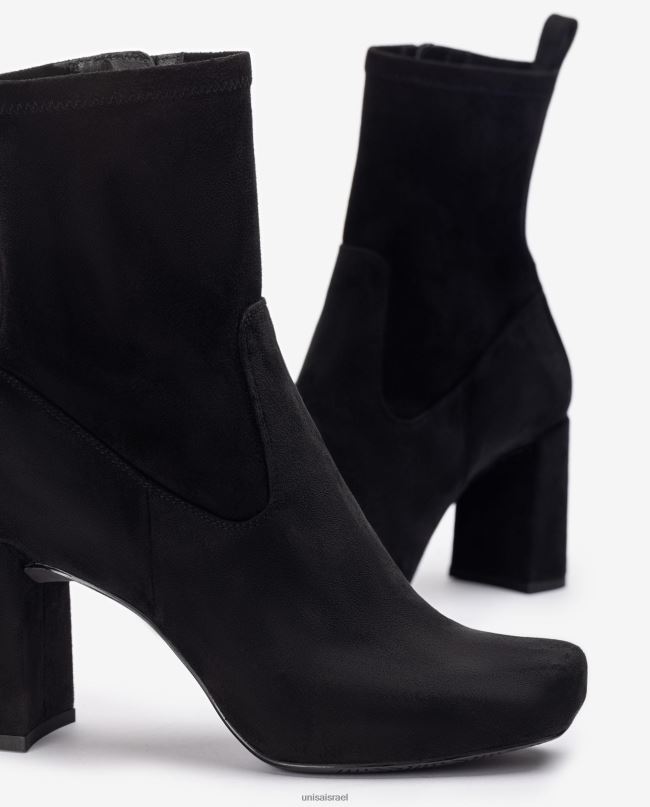 Unisa מגף קרסול עם אצבע מרובעת אופנה נשים V2BP2997