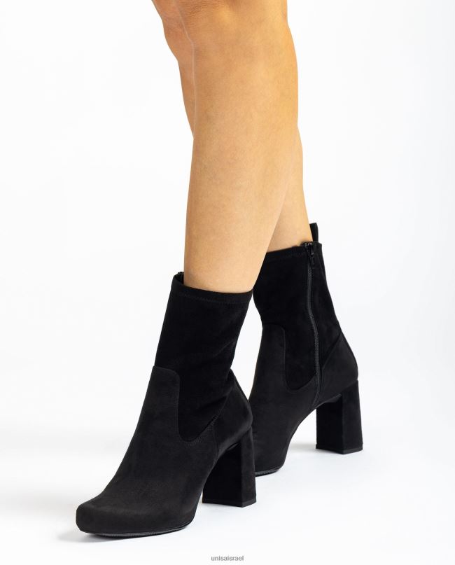 Unisa מגף קרסול עם אצבע מרובעת אופנה נשים V2BP2997