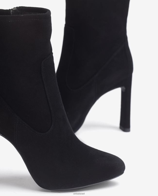 Unisa מגפי זמש עם עקב ופלטפורמה פנימית אופנה ילדים V2BP2999