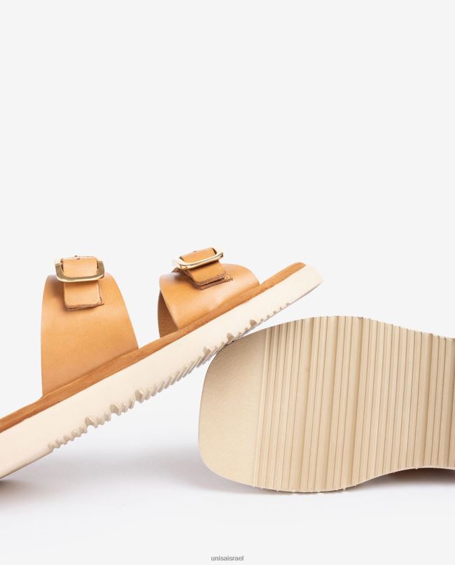 Unisa סנדל שטוח עם אבזם כפול מְעוּדָן נשים V2BP299