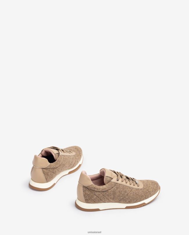 Unisa נעל ספורט ecowool בז' נשים V2BP21288