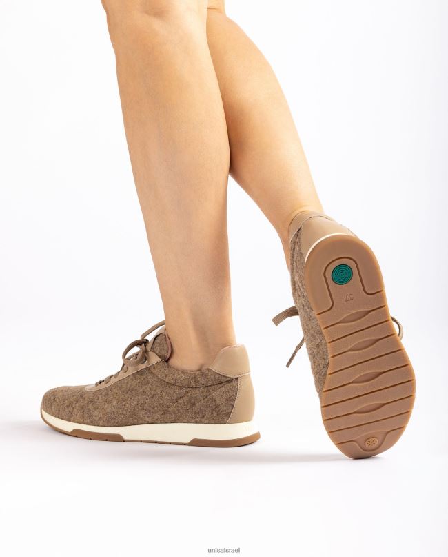 Unisa נעל ספורט ecowool בז' נשים V2BP21288