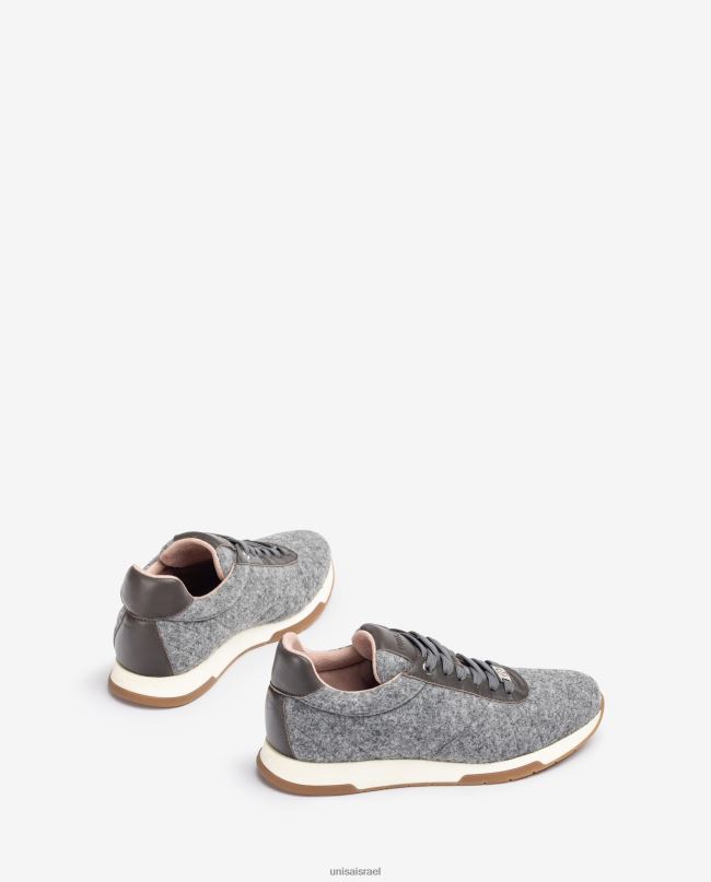 Unisa נעל ספורט ecowool אפור נשים V2BP21290
