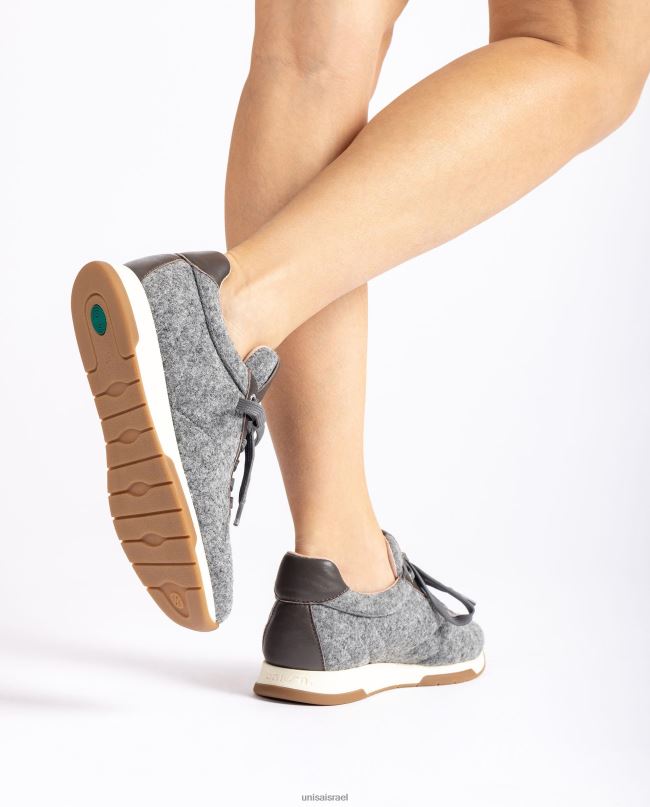 Unisa נעל ספורט ecowool אפור נשים V2BP21290