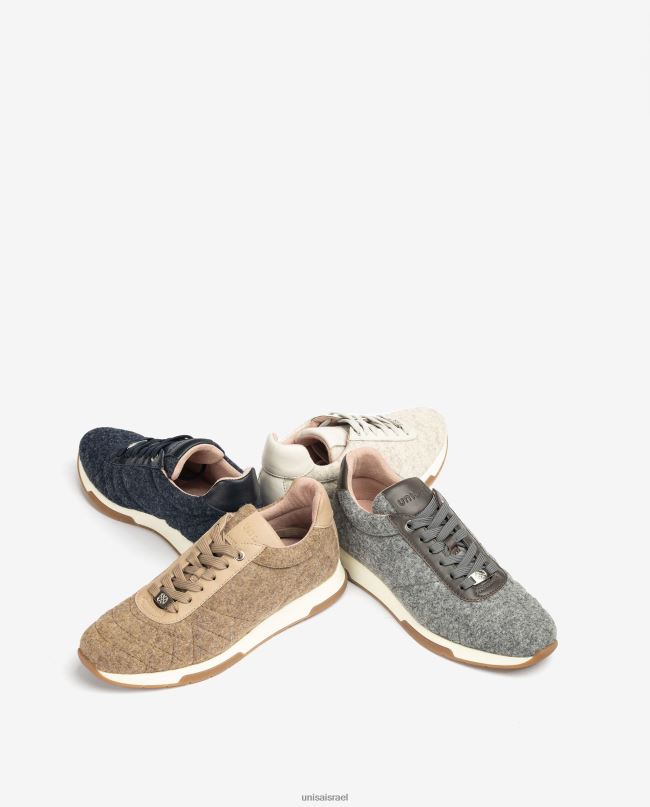 Unisa נעל ספורט ecowool לבן נשים V2BP21291