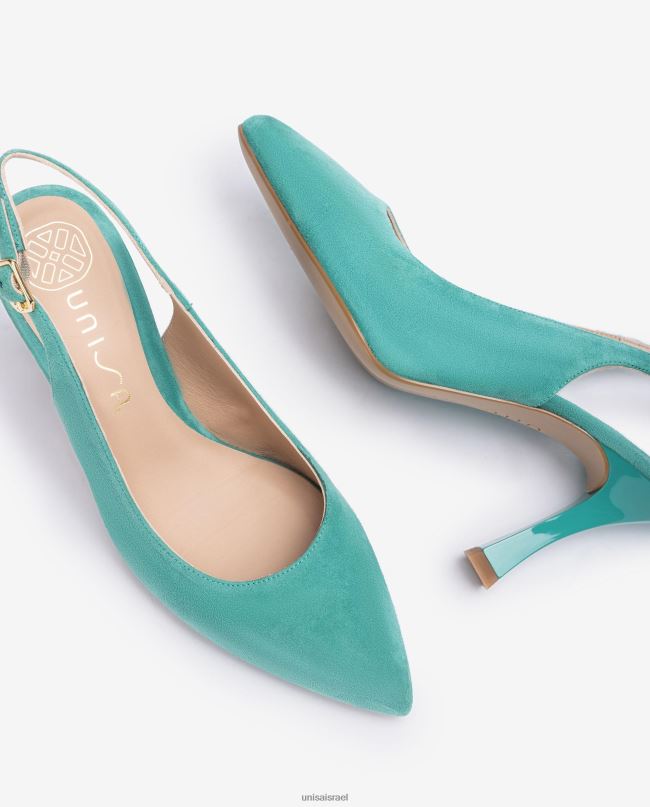 Unisa אצבע מחודדת מתלהק לאחור ירוק נשים V2BP2505