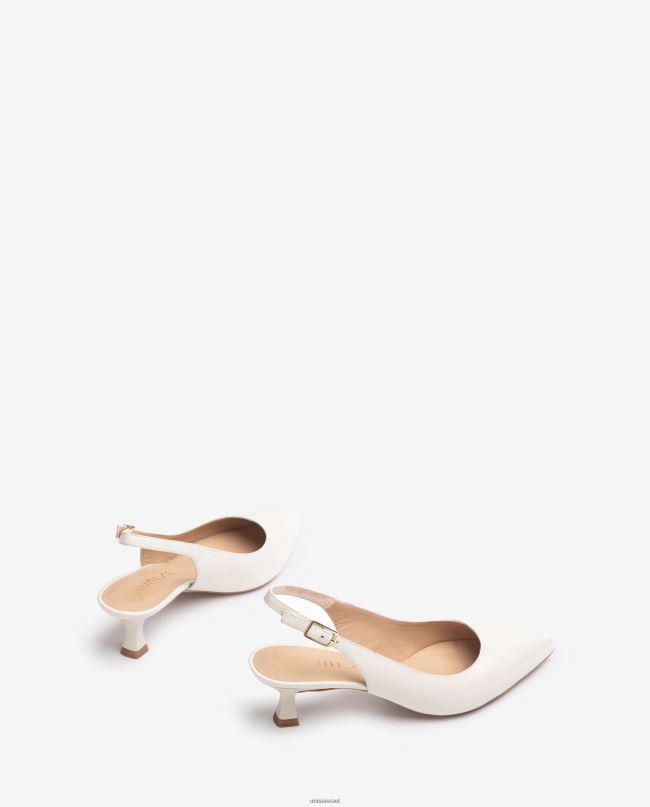 Unisa מנשא עור לאחור לבן נשים V2BP2514