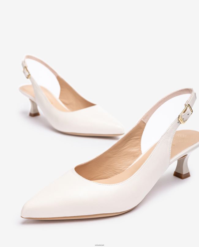 Unisa מנשא עור לאחור לבן נשים V2BP2514