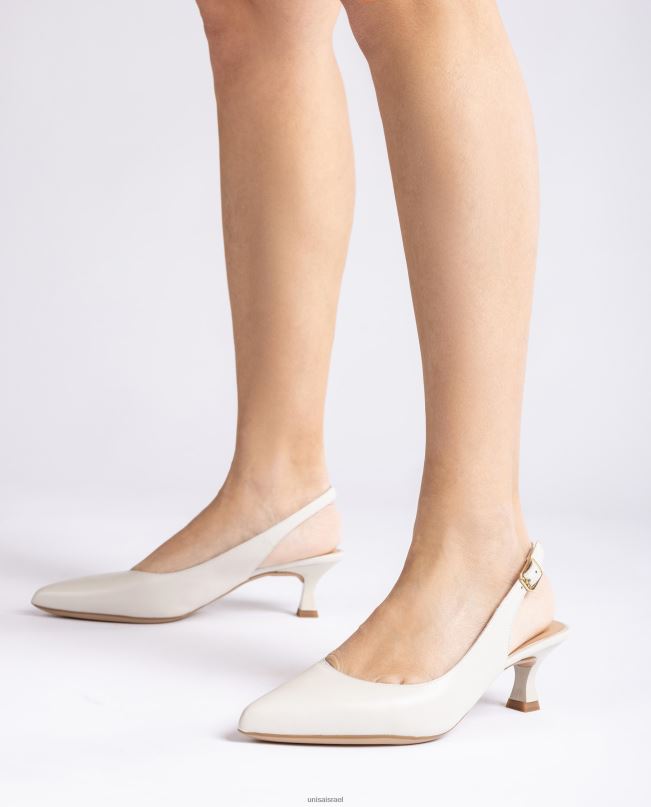 Unisa מנשא עור לאחור לבן נשים V2BP2514