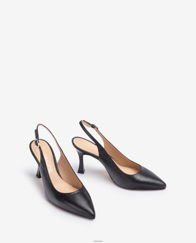 Unisa אצבע מחודדת מתלהק לאחור שָׁחוֹר נשים V2BP2533