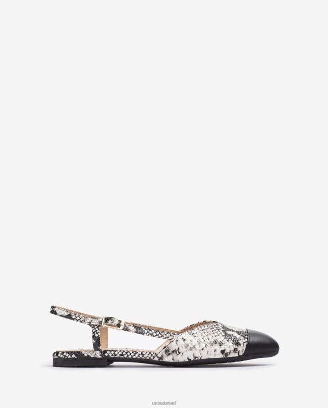 Unisa נעל שטוחה בעלת שני גוונים מְעוּדָן נשים V2BP2537