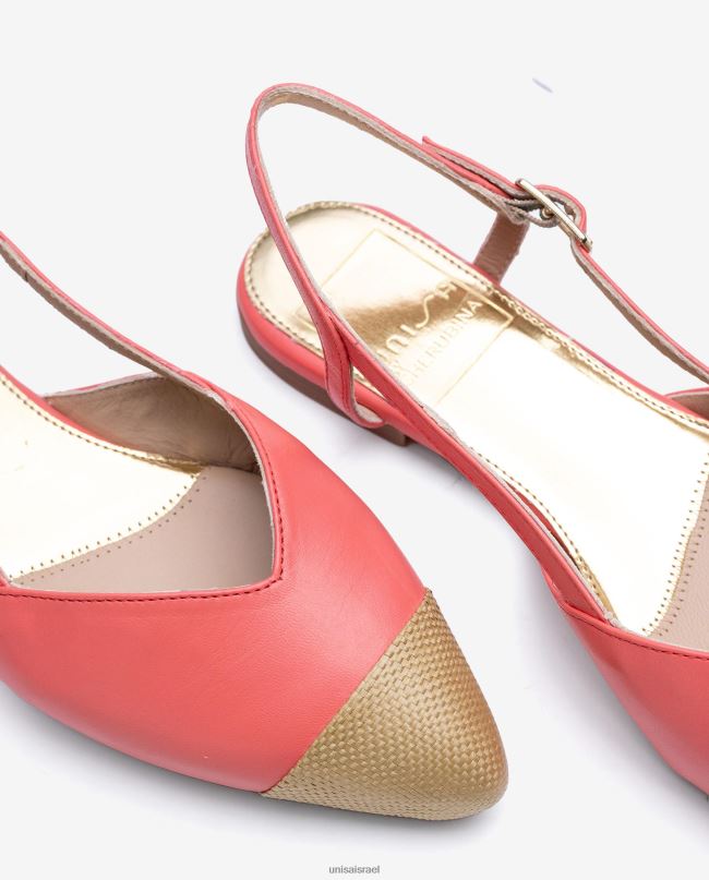 Unisa נעל slingback שטוחה בשני גוונים מְעוּדָן נשים V2BP21327