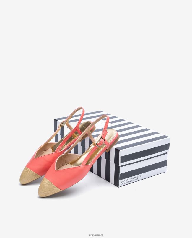 Unisa נעל slingback שטוחה בשני גוונים מְעוּדָן נשים V2BP21327