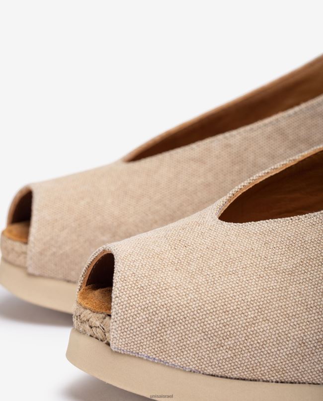 Unisa סנדל יוטה slingback חום נשים V2BP2469